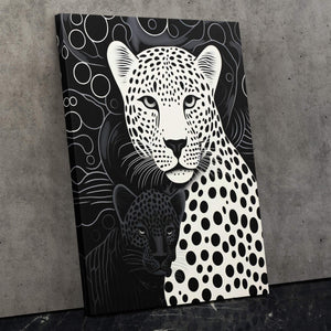 Monochrome Leopards - Luxury Wall Art