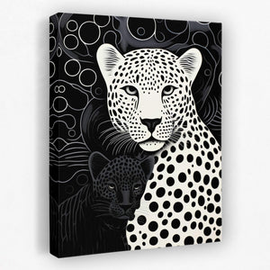 Monochrome Leopards - Luxury Wall Art