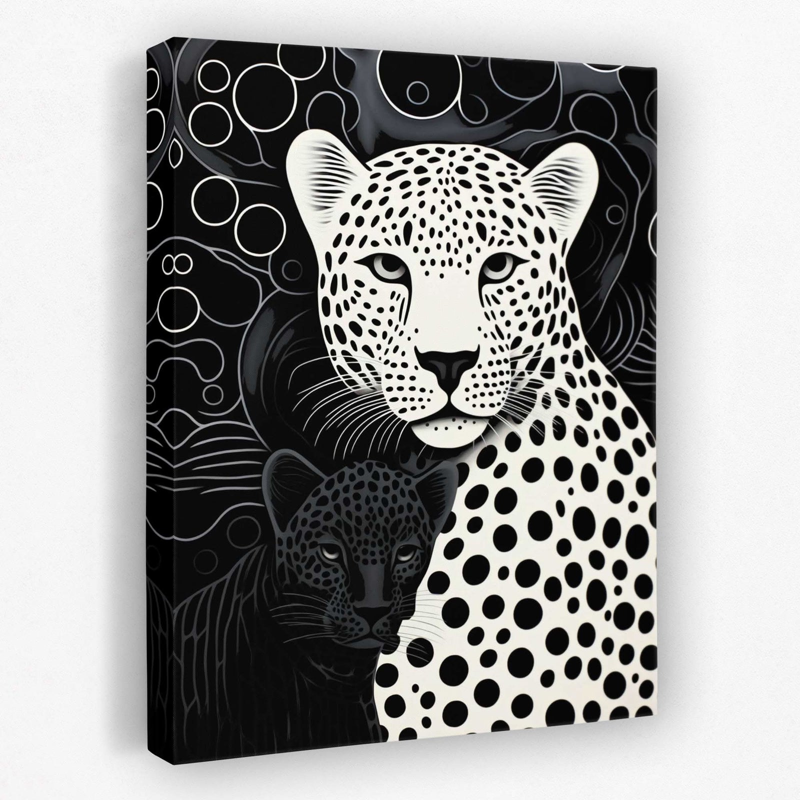 Monochrome Leopards - Luxury Wall Art