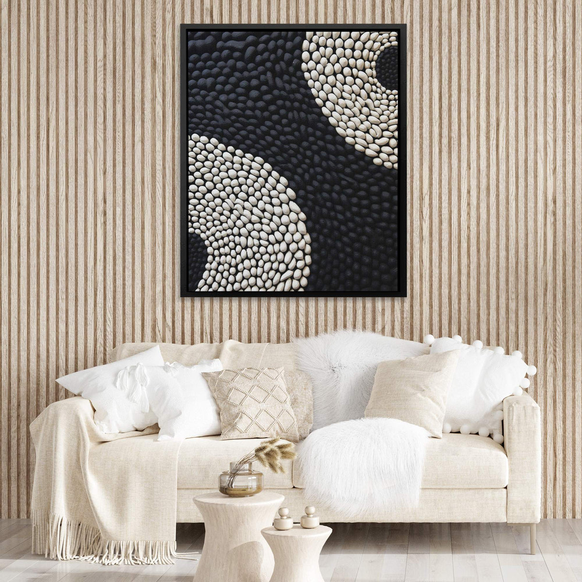 Monochrome Waves - Luxury Wall Art