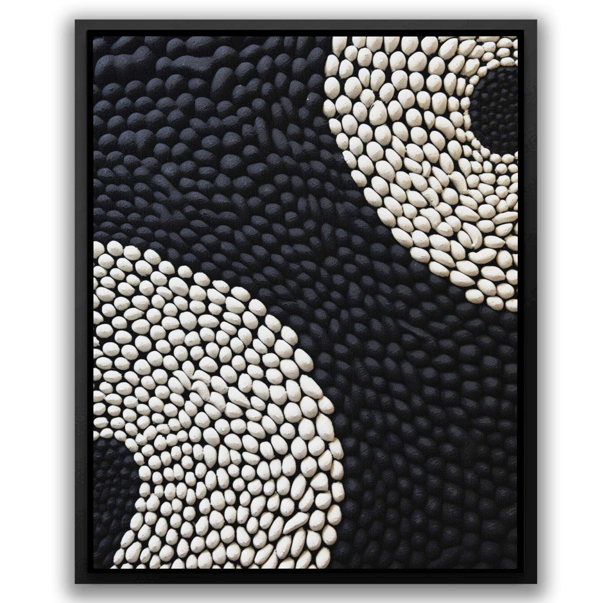 Monochrome Waves - Luxury Wall Art