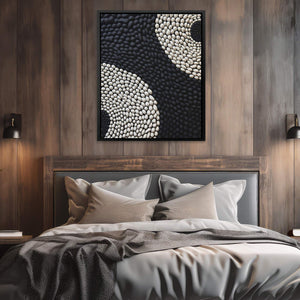 Monochrome Waves - Luxury Wall Art