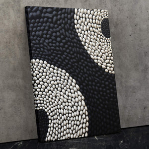 Monochrome Waves - Luxury Wall Art