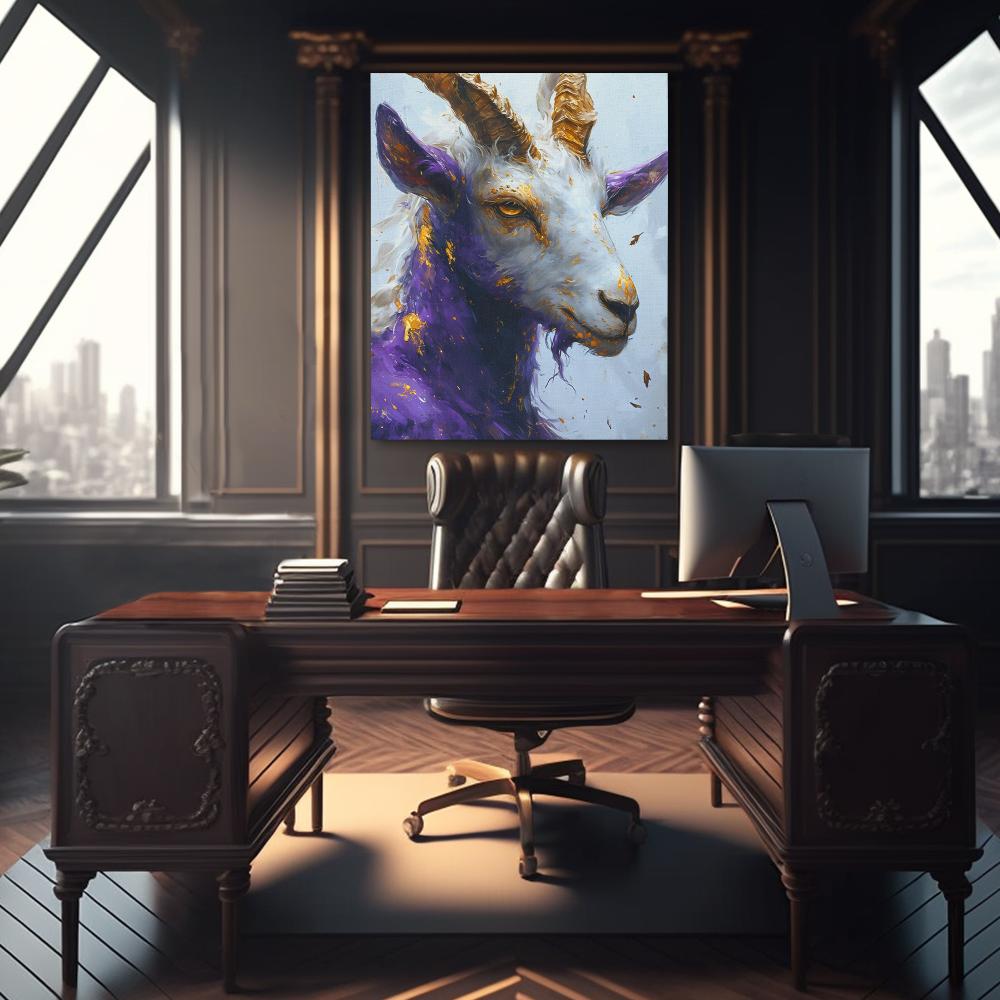 Mythical Goat - Luxury Wall Art