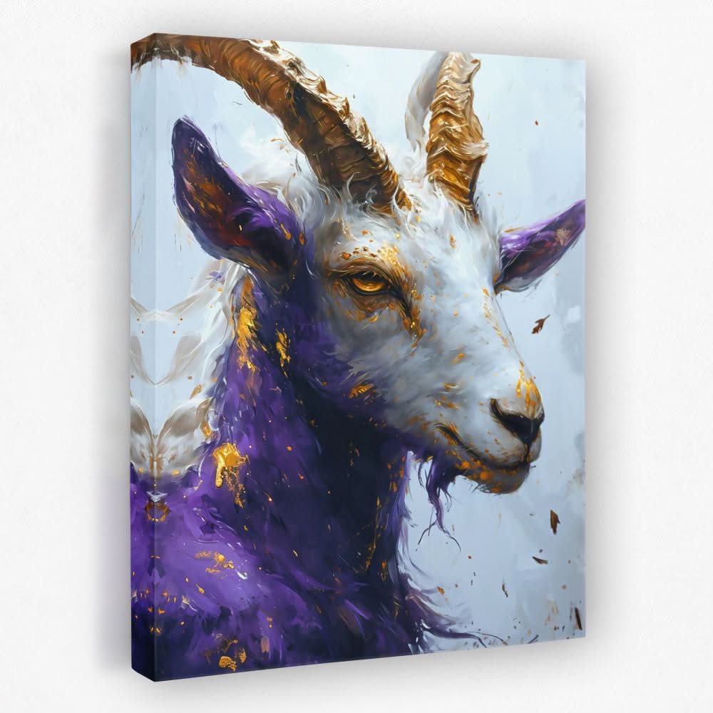 Mythical Goat - Animals Canvas Wall Art