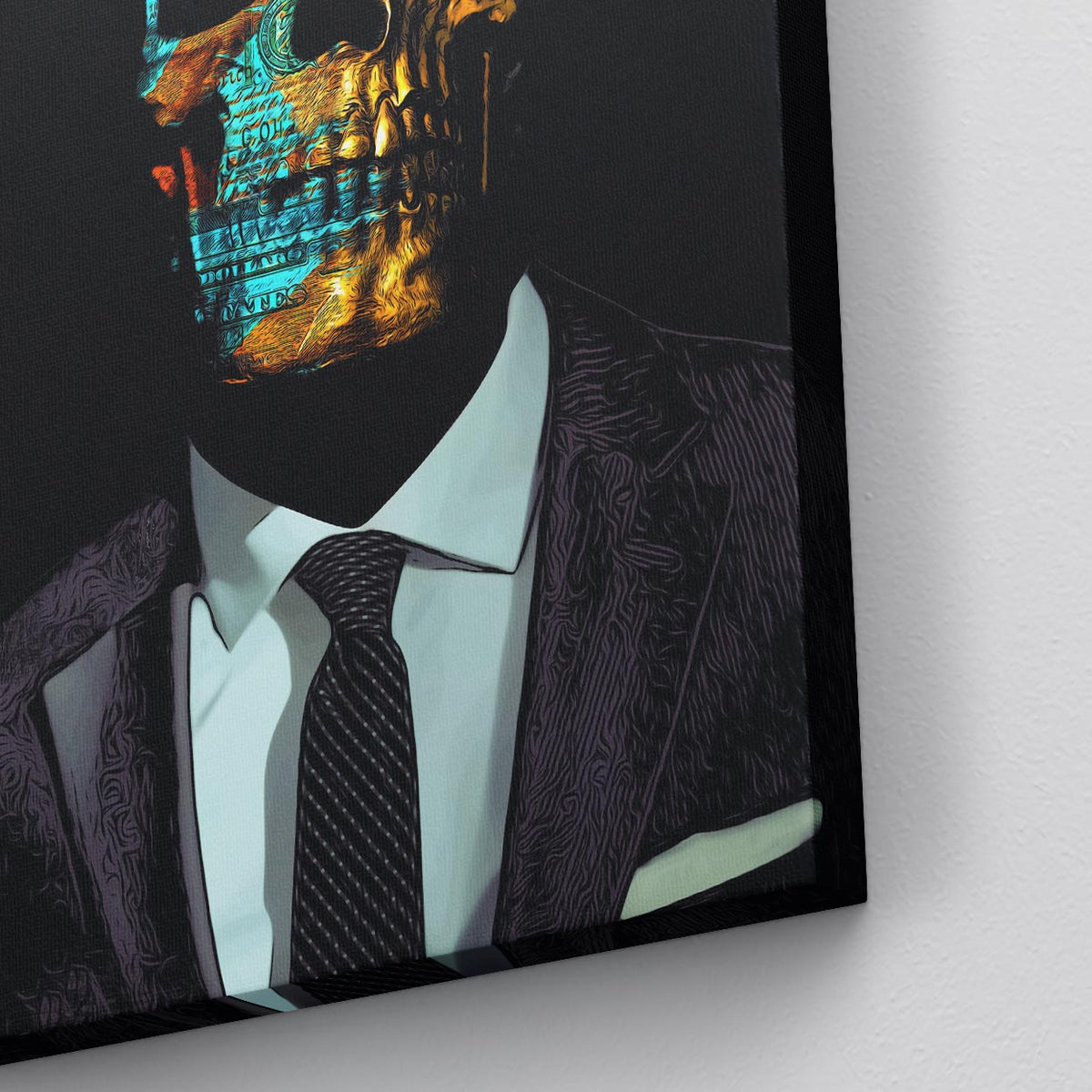 Never Stop Hustling - Luxury Wall Art