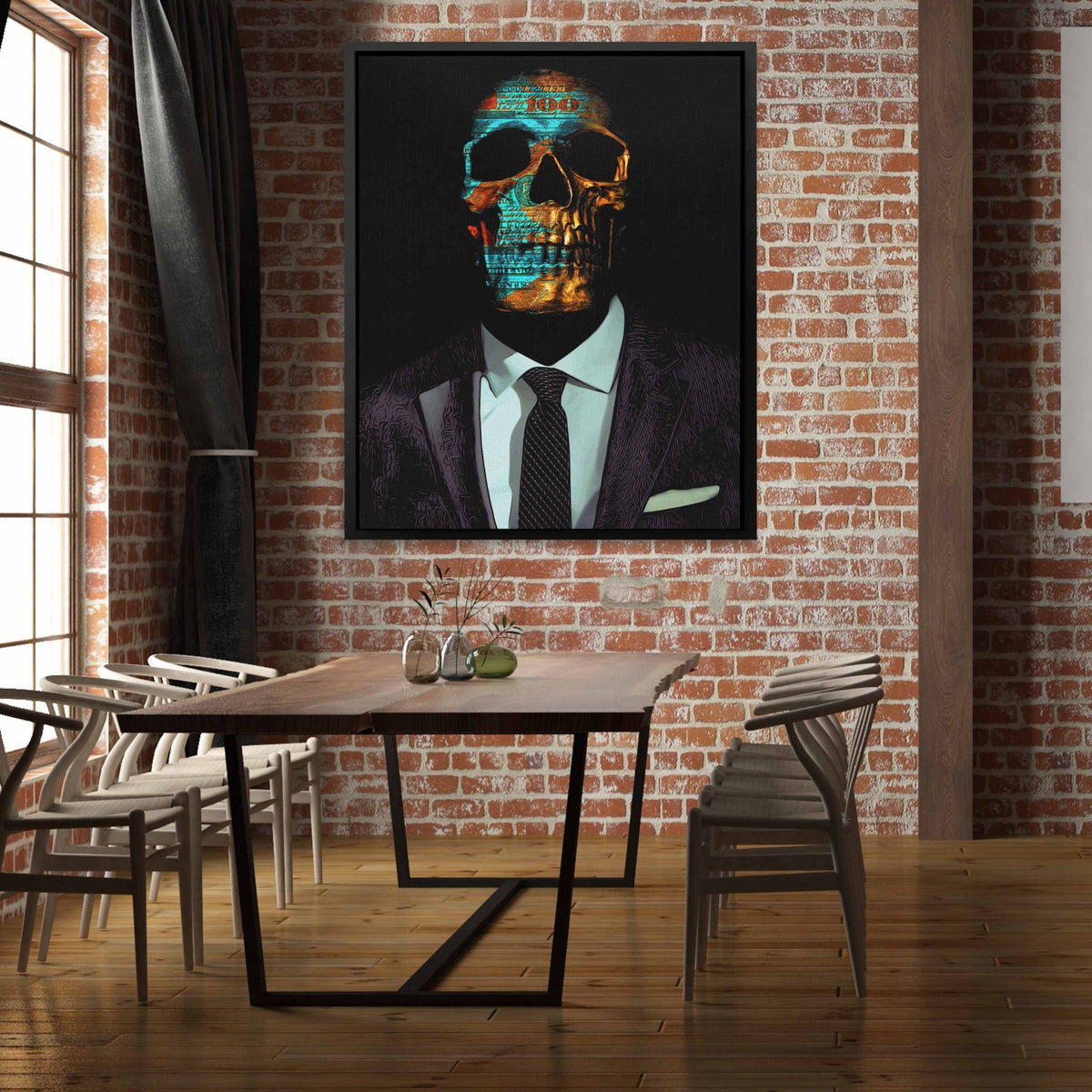 Never Stop Hustling - Luxury Wall Art