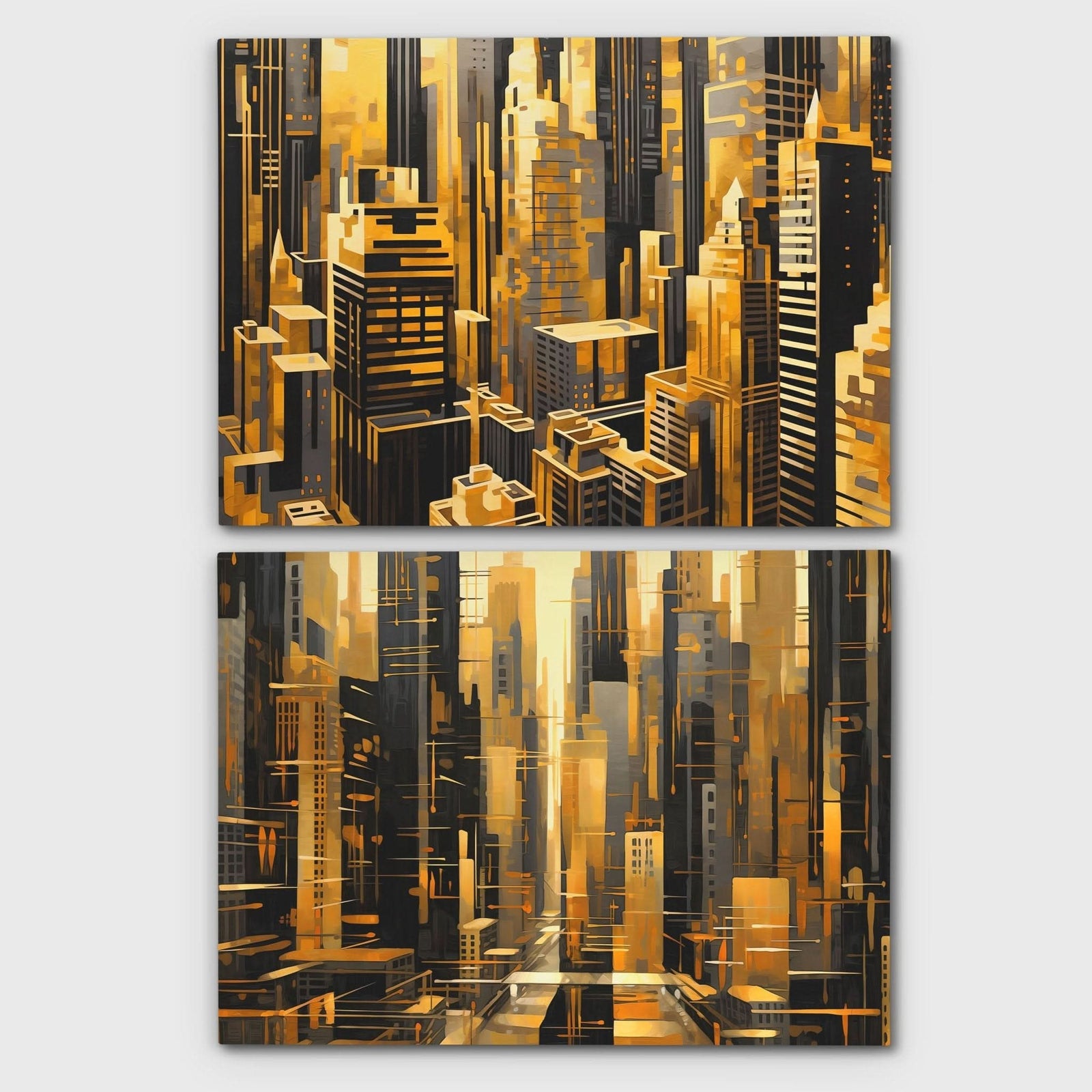 New York City Landscapes (2) Set - Luxury Wall Art