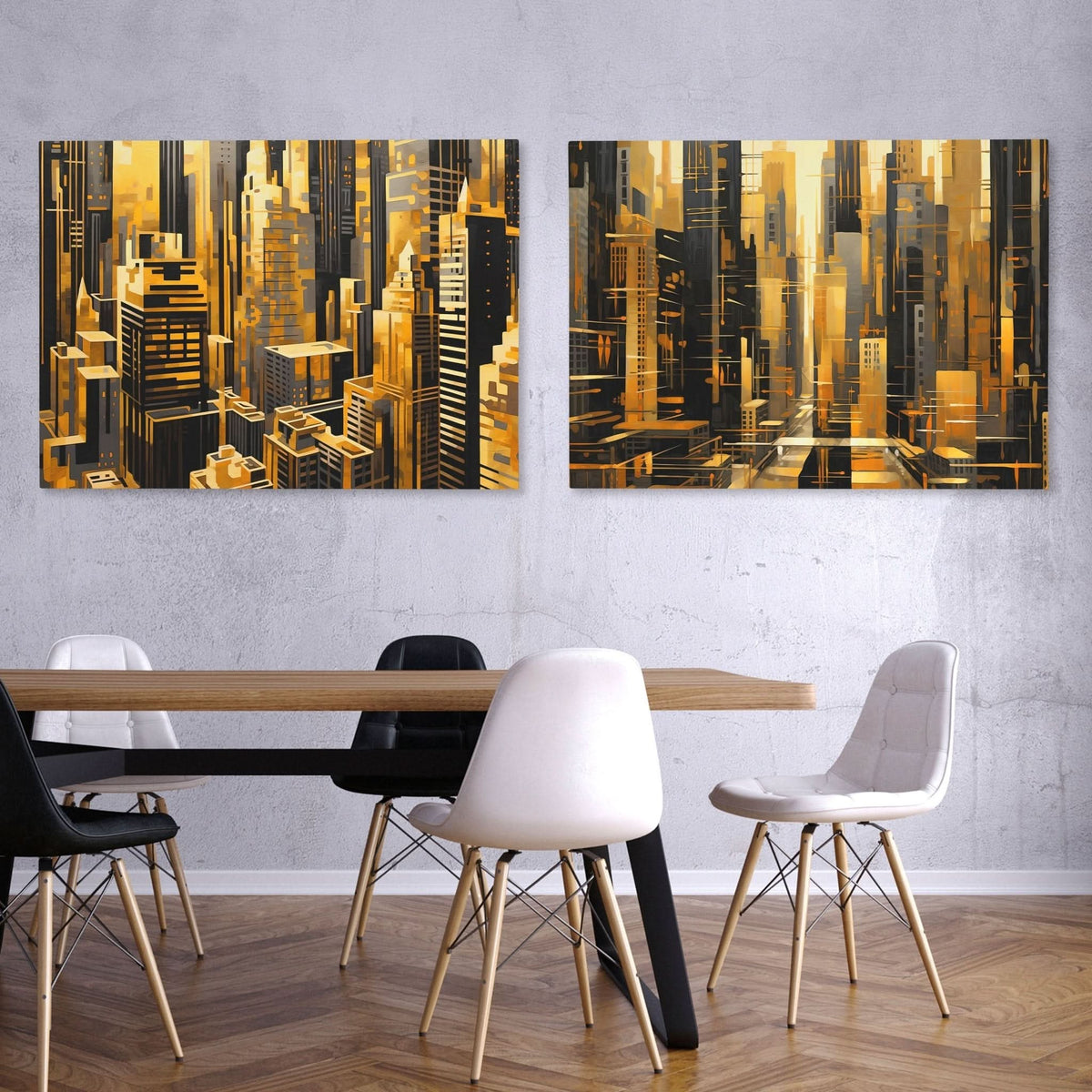 New York City Landscapes (2) Set - Luxury Wall Art