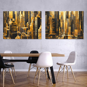New York City Landscapes (2) Set - Luxury Wall Art