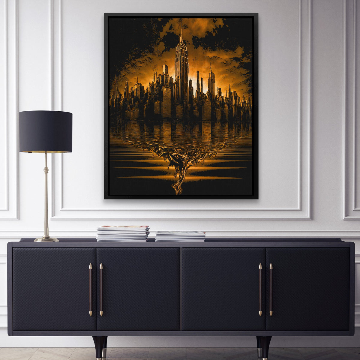 New York Gold Plated - Luxury Wall Art