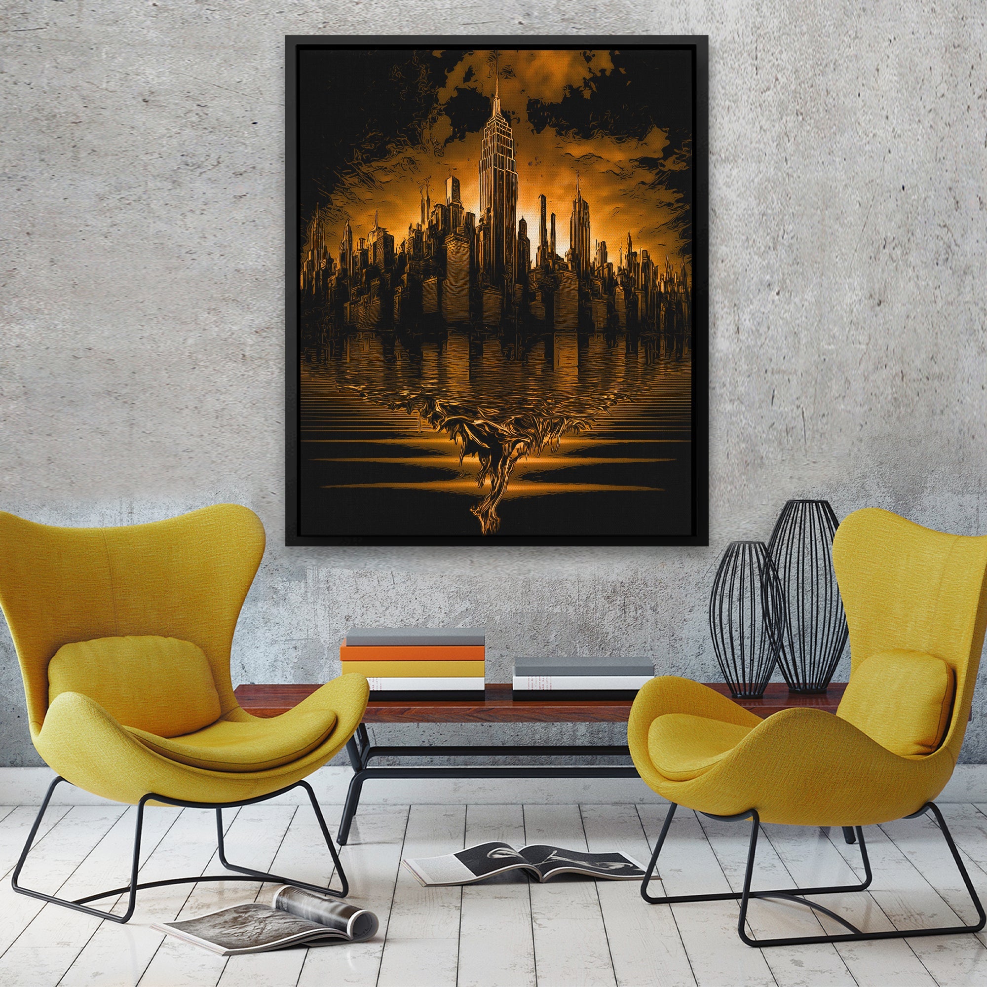 New York Gold Plated - Luxury Wall Art