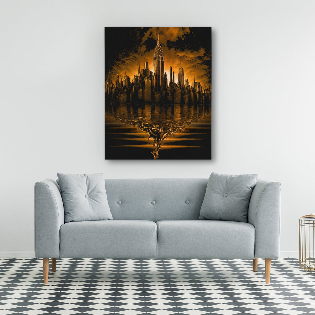 New York Gold Plated - Luxury Wall Art
