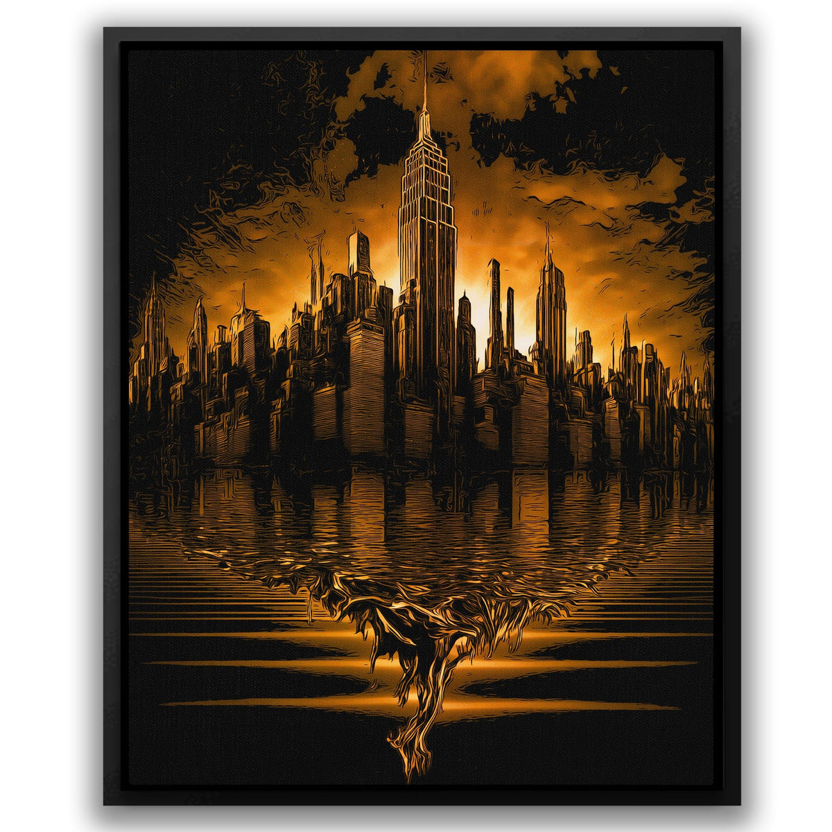New York Gold Plated - Luxury Wall Art