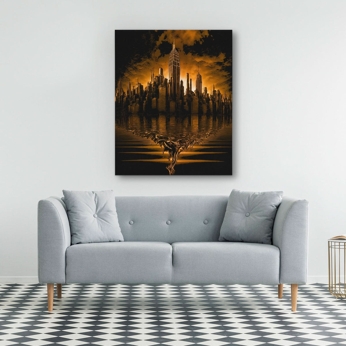 New York Gold Plated - Luxury Wall Art