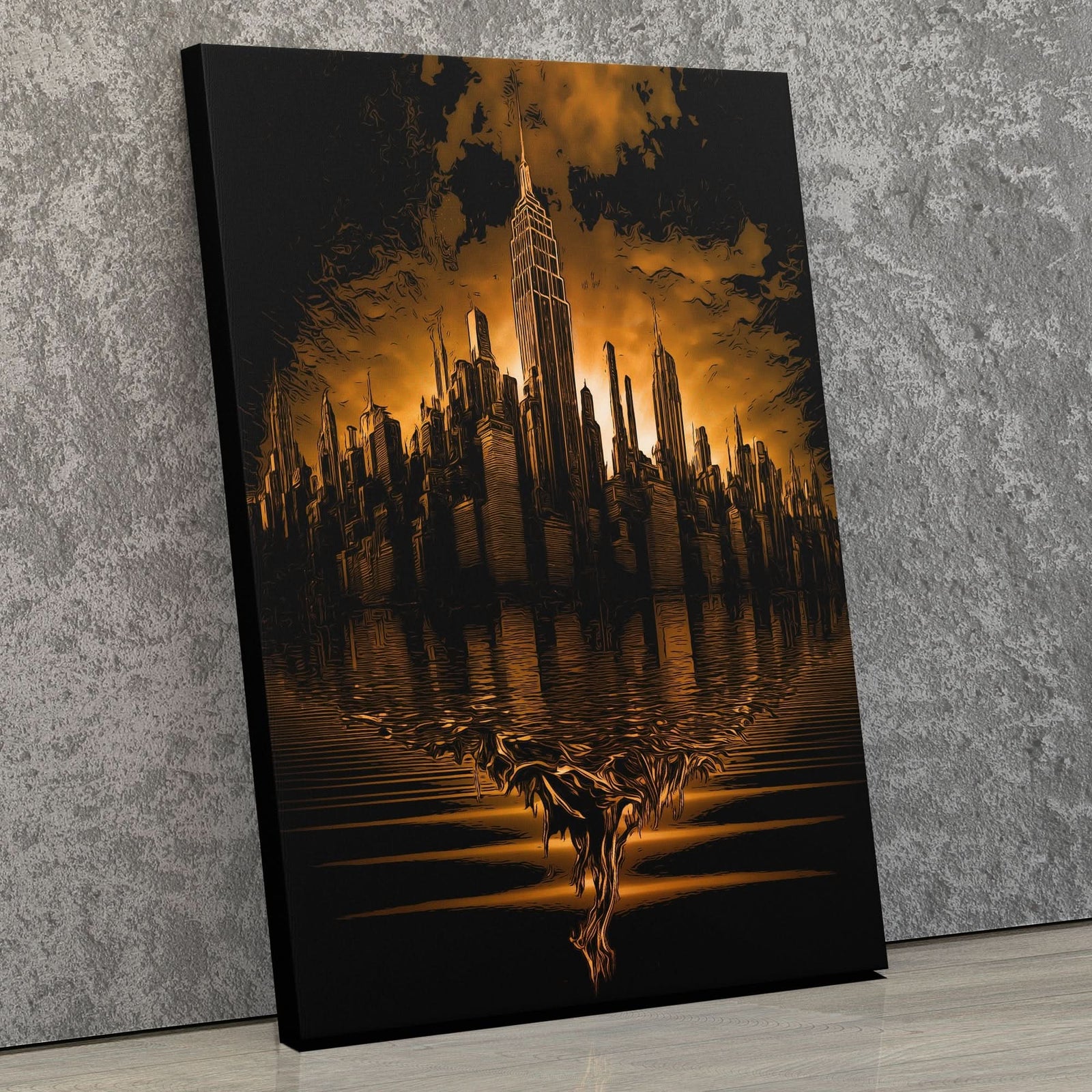 New York Gold Plated - Luxury Wall Art