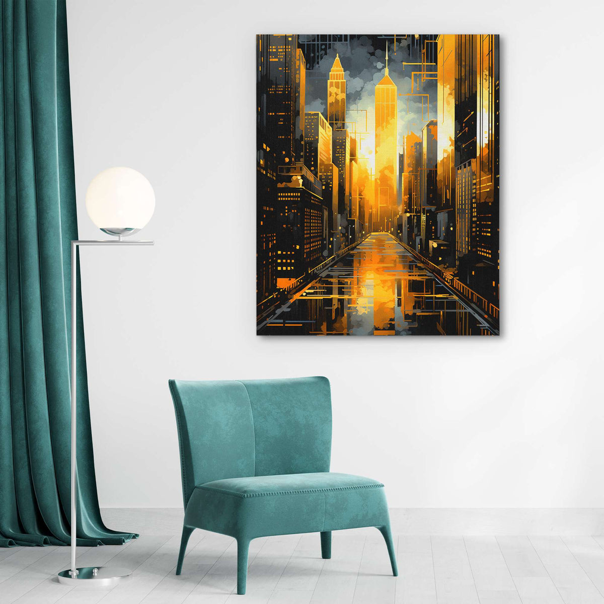 New York Street - Luxury Wall Art