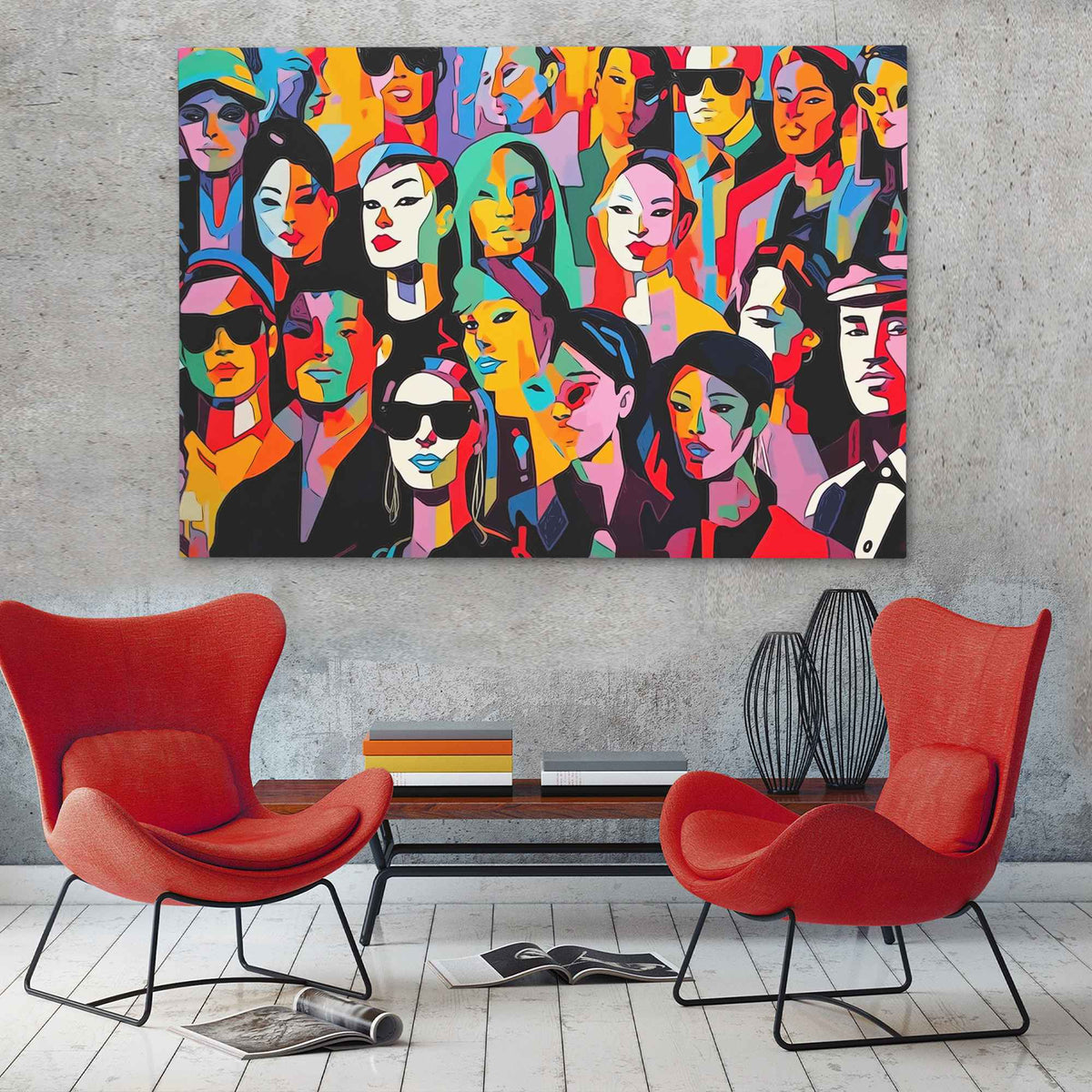 Night at the Club - Luxury Wall Art