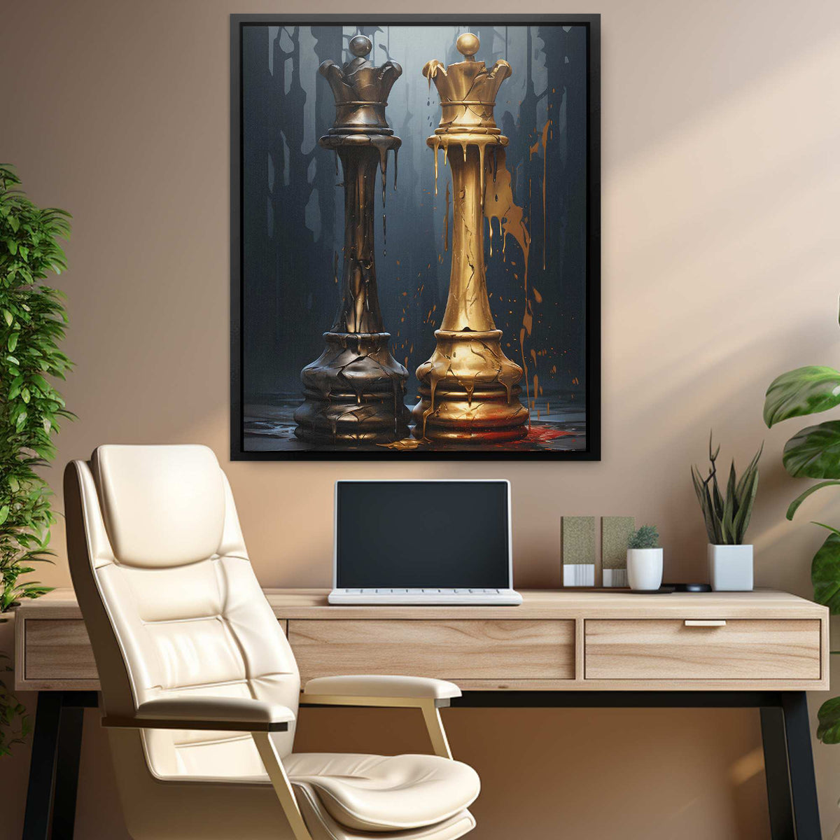 Noble Chess-mates - Luxury Wall Art