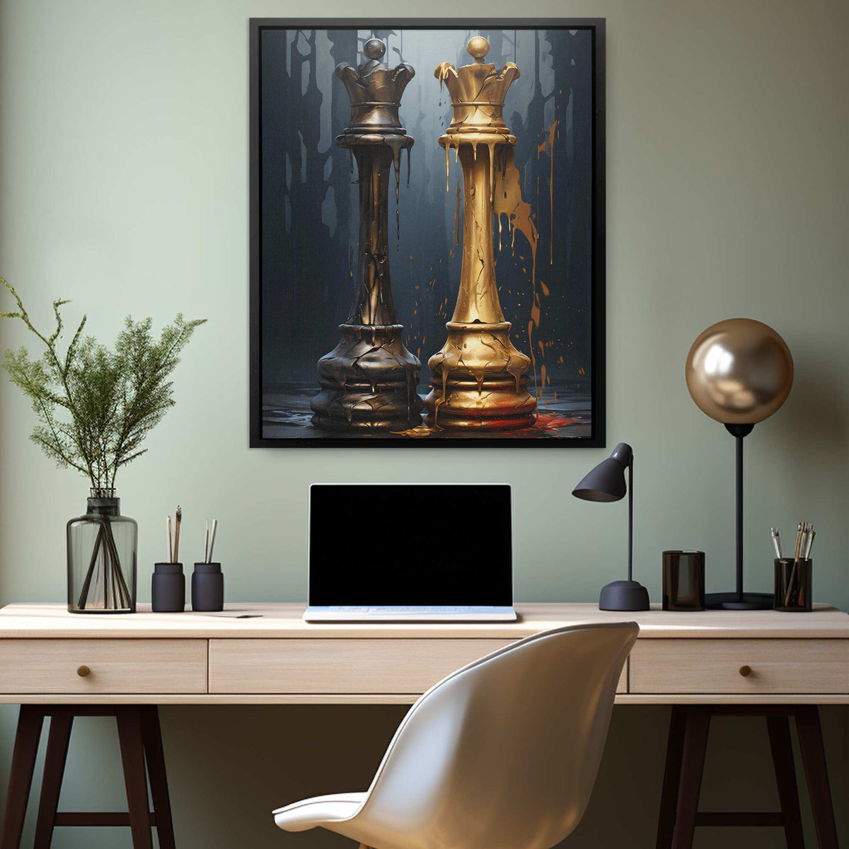 Noble Chess-mates - Luxury Wall Art