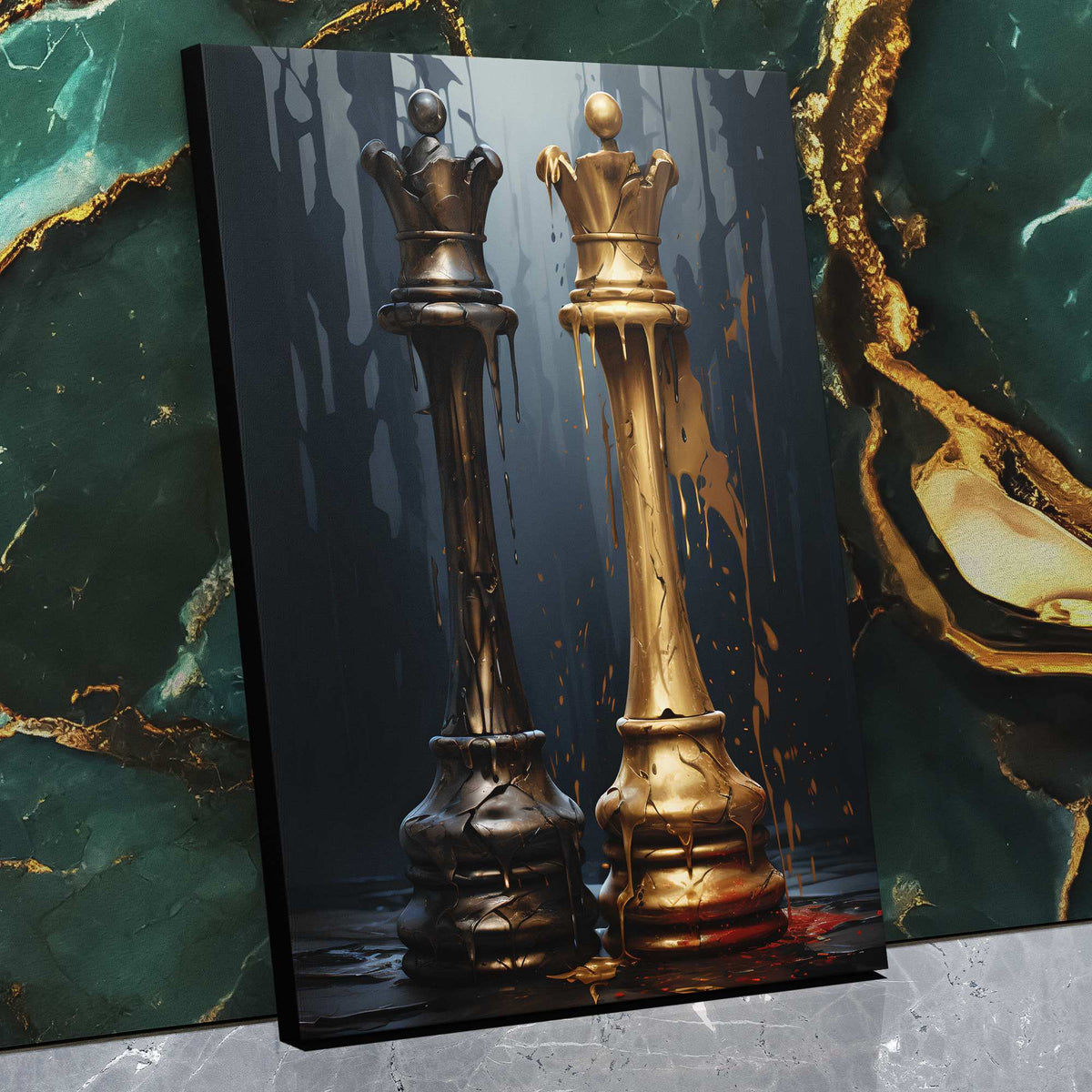 Noble Chess-mates - Luxury Wall Art
