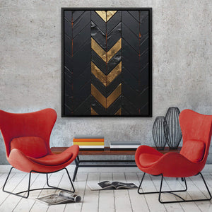 Obsidian Gold - Luxury Wall Art