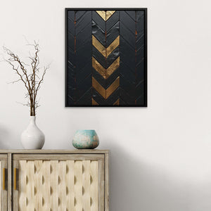 Obsidian Gold - Luxury Wall Art