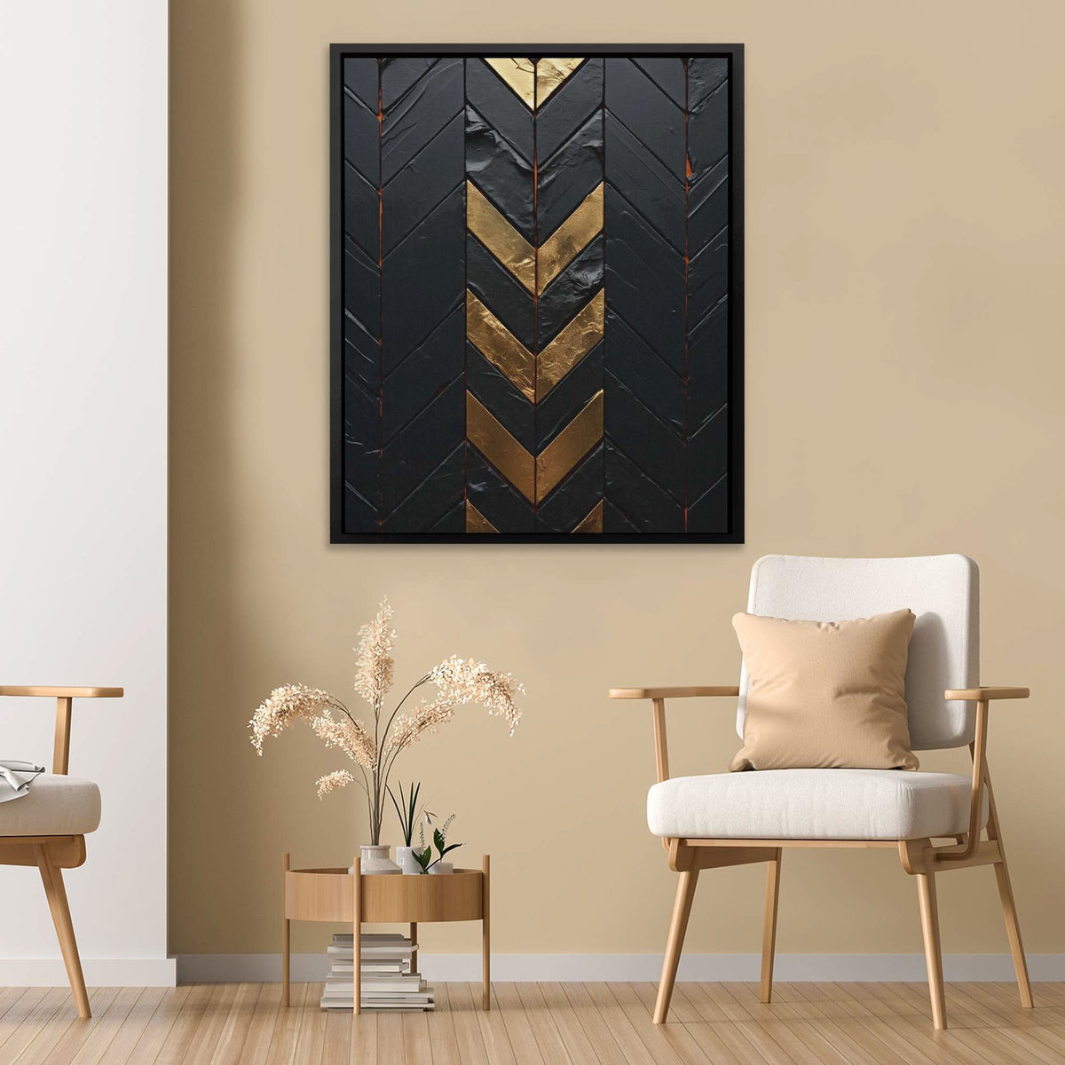 Obsidian Gold - Luxury Wall Art