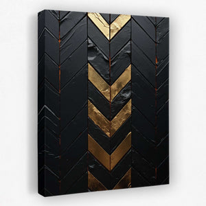Obsidian Gold - Luxury Wall Art
