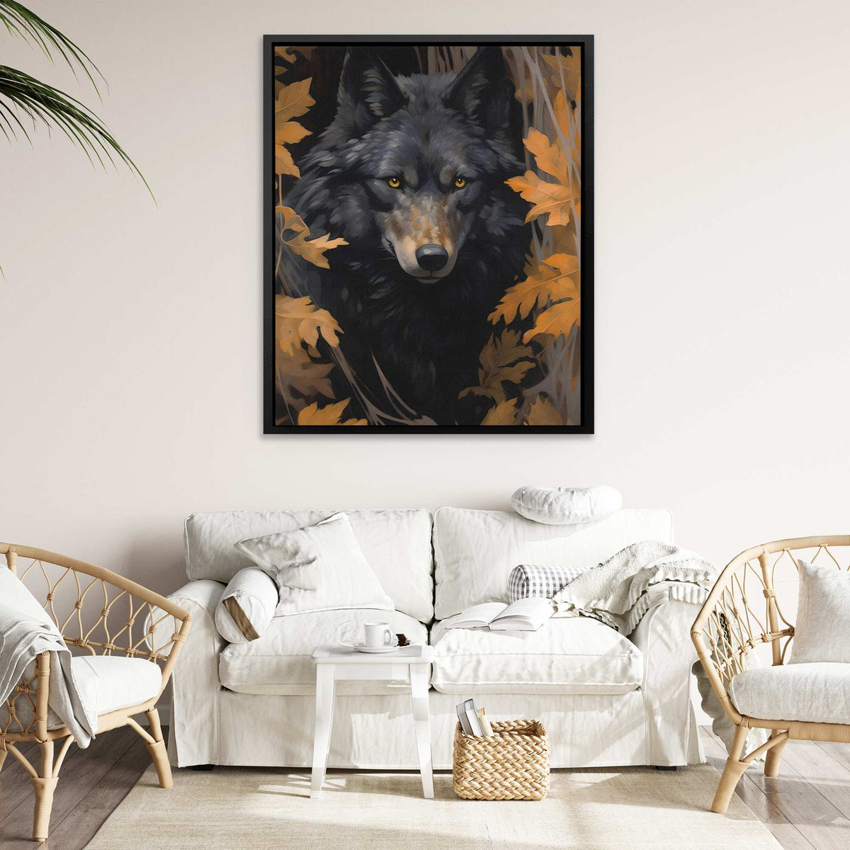 Obsidian Wolf - Luxury Wall Art