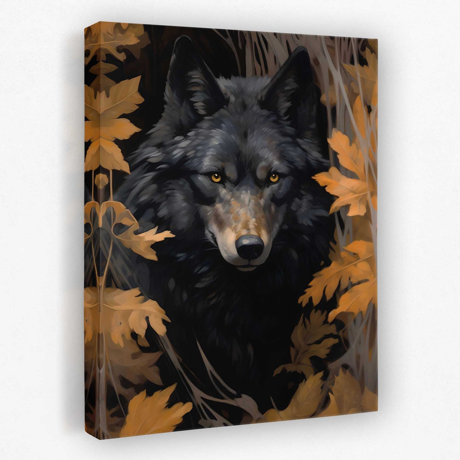 Obsidian Wolf - Luxury Wall Art