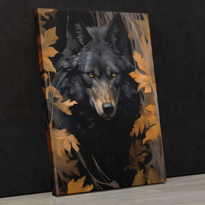 Obsidian Wolf - Luxury Wall Art