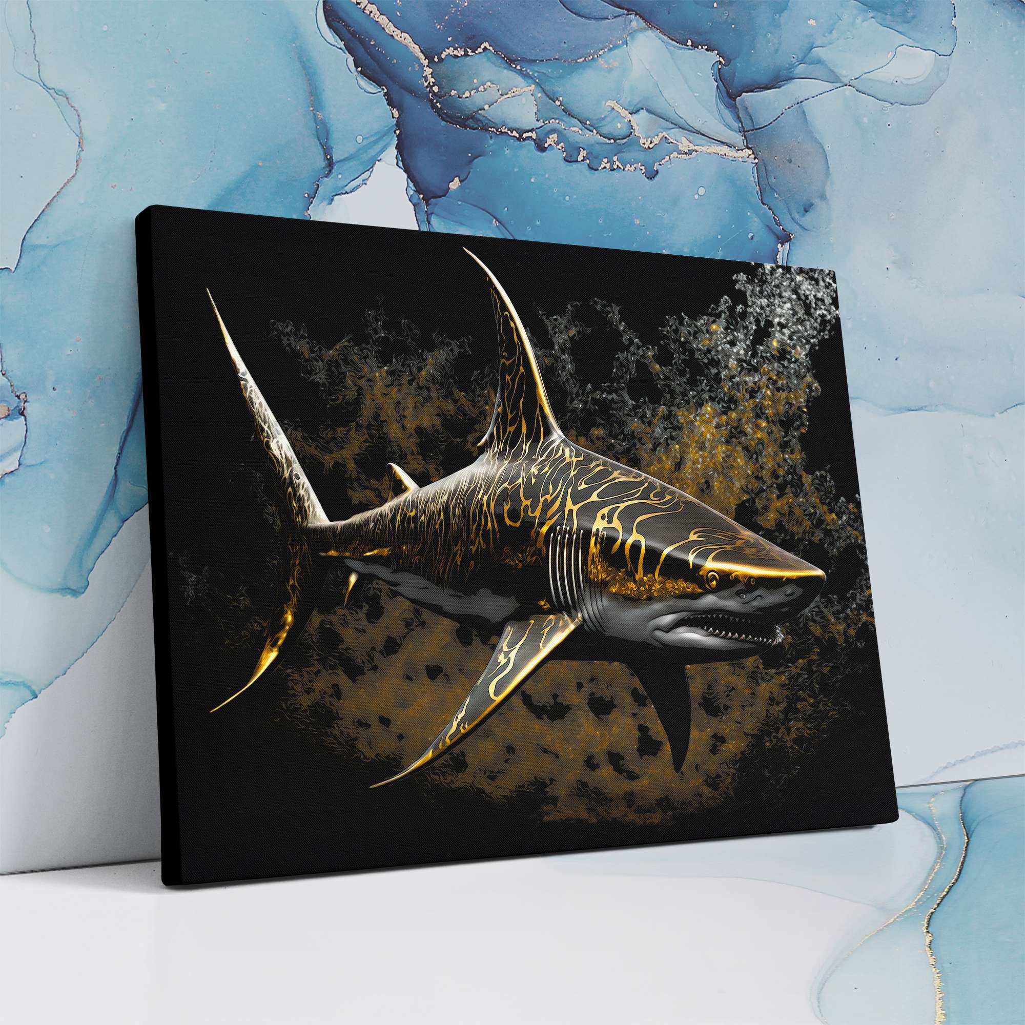 Opulent Shark - Luxury Wall Art