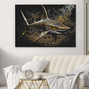 Opulent Shark - Luxury Wall Art