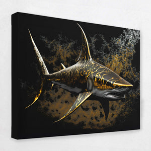 Opulent Shark - Luxury Wall Art