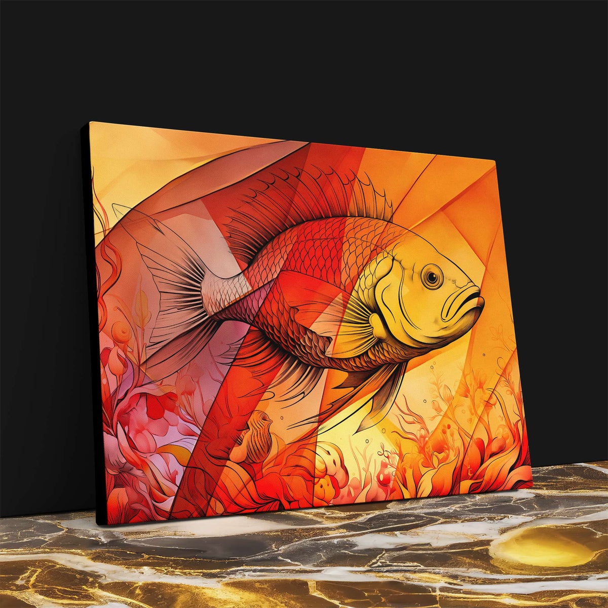 Orange Fish - Luxury Wall Art