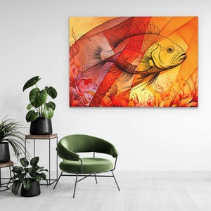 Orange Fish - Luxury Wall Art