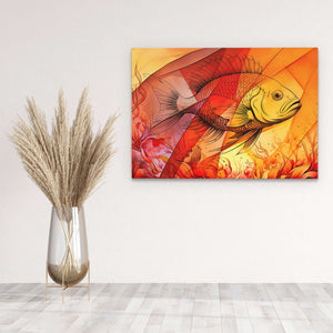 Orange Fish - Luxury Wall Art
