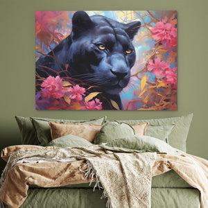 Panther in Pink - Luxury Wall Art