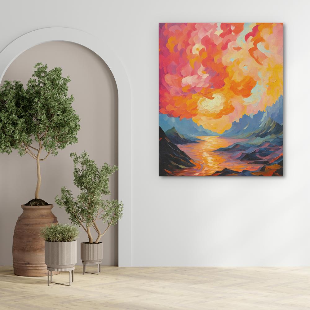 Pastel Stream - Luxury Wall Art