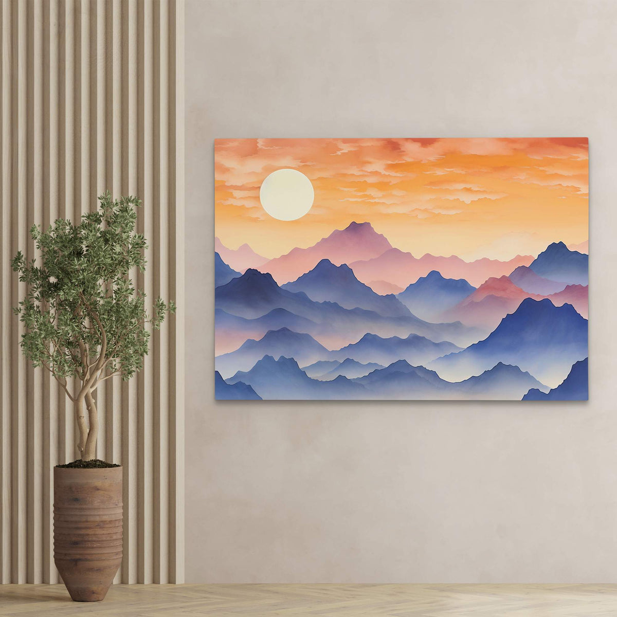 Peaceful Mountains - Luxury Wall Art