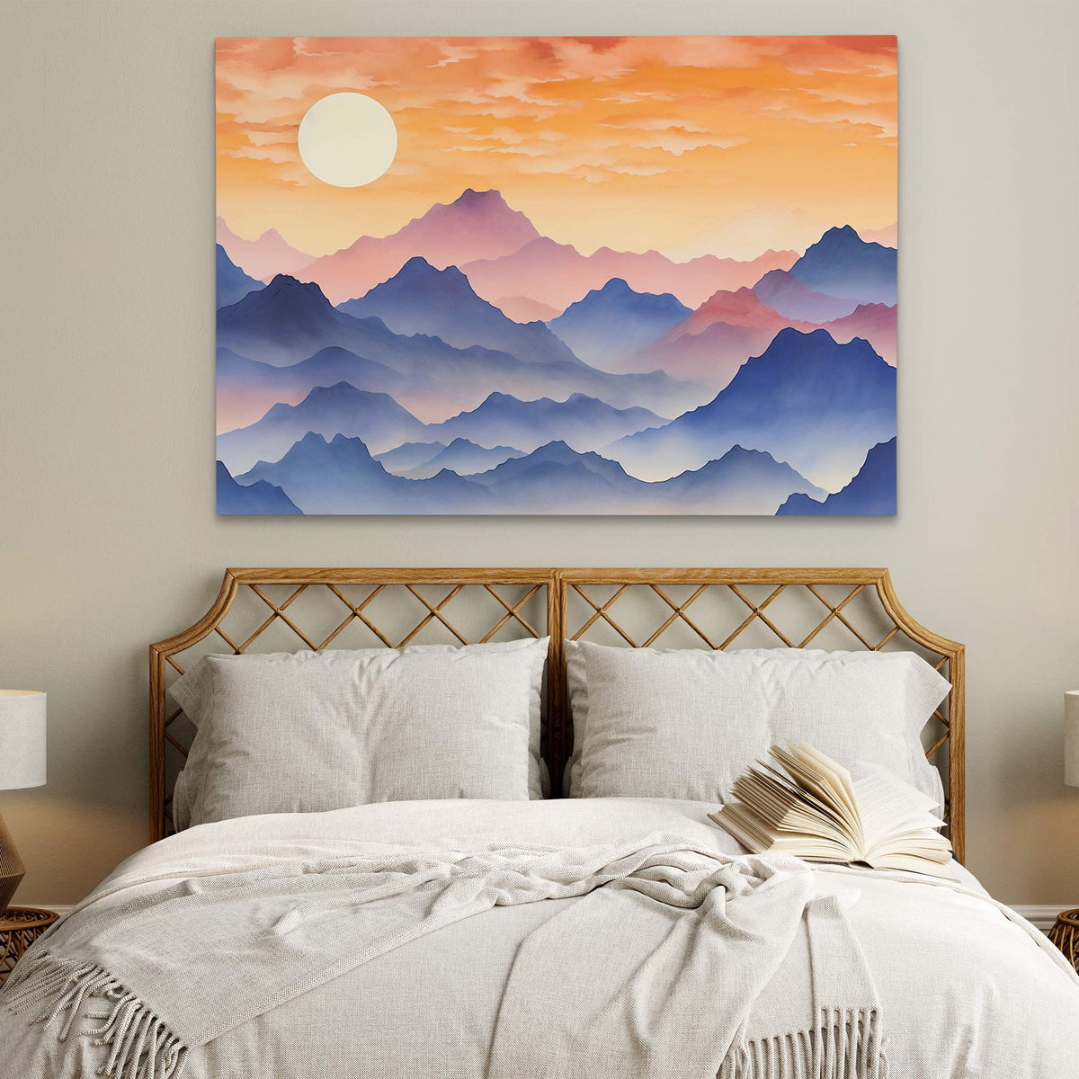 Peaceful Mountains - Luxury Wall Art