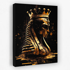 Pharaoh Chess King - Luxury Wall Art