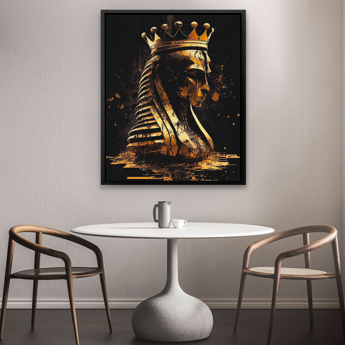 Pharaoh Chess King - Luxury Wall Art