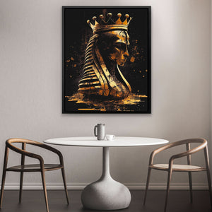 Pharaoh Chess King - Luxury Wall Art