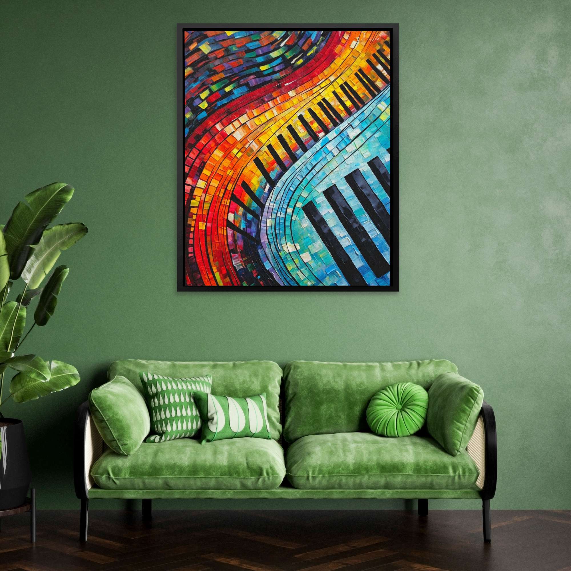 Piano Bliss Canvas Print | AbstraktusPiano Bliss Canvas Print | Abstraktus  