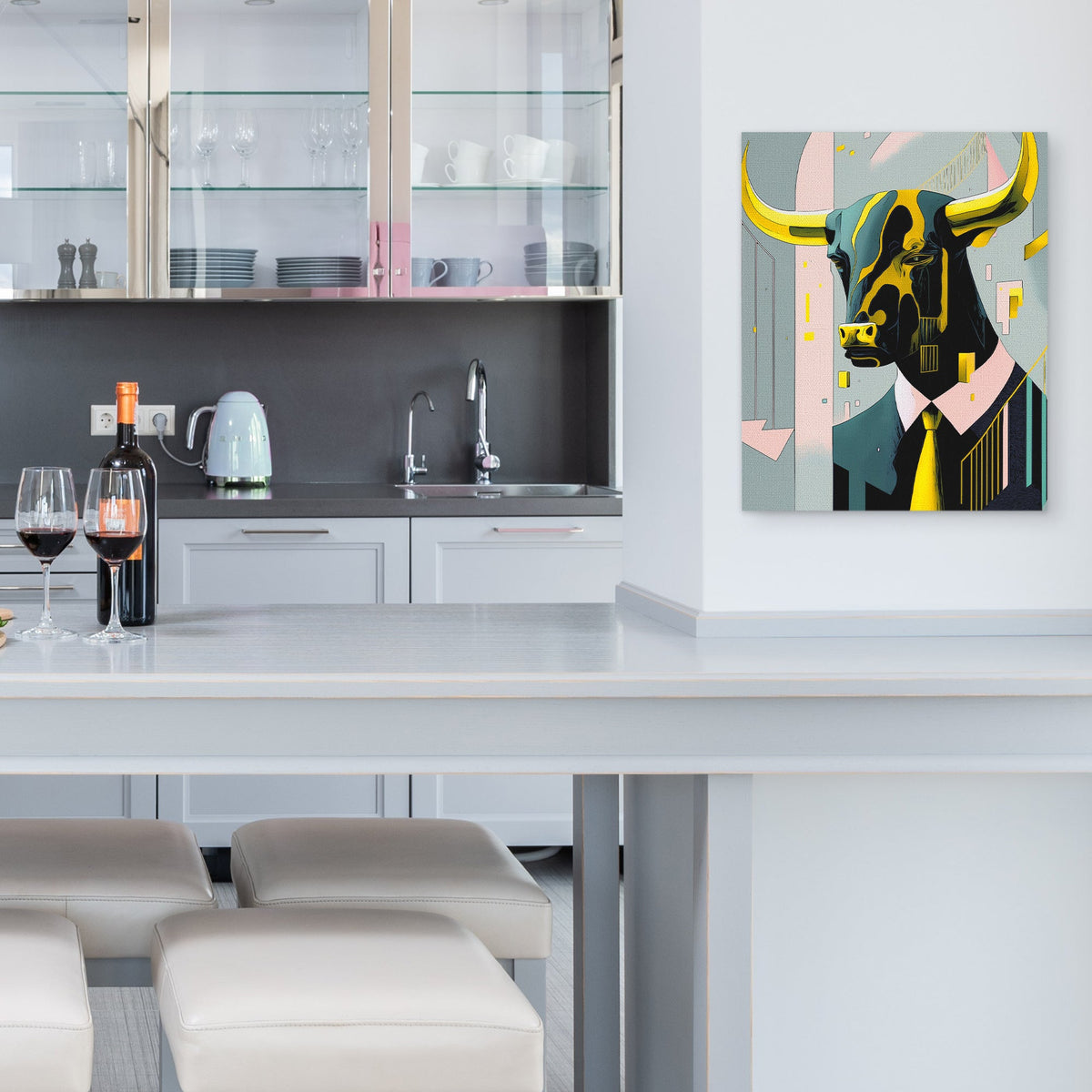 Pink Collar Affair - Luxury Wall Art