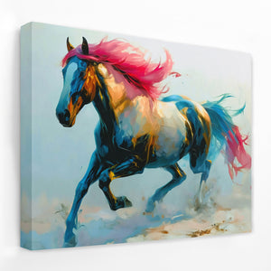 Pink Haired Stallion - Luxury Wall Art