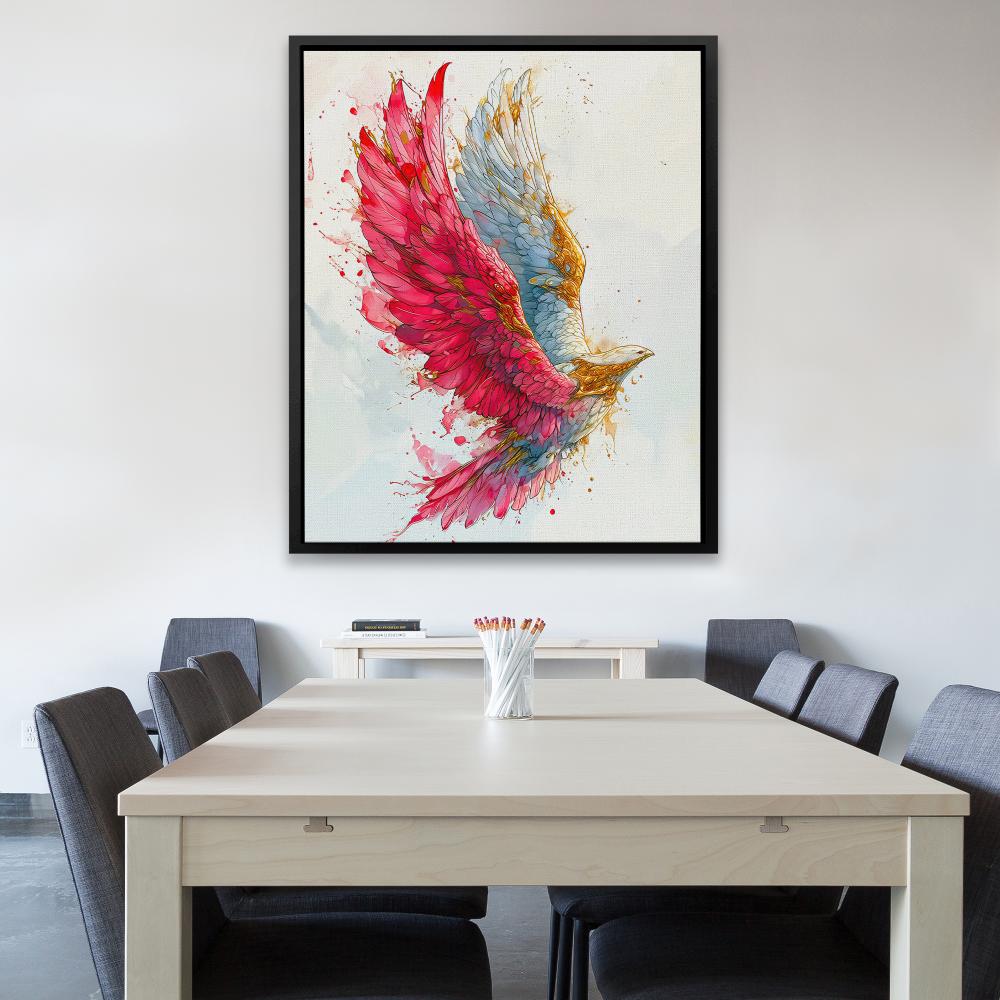 Pink Hawk - Luxury Wall Art