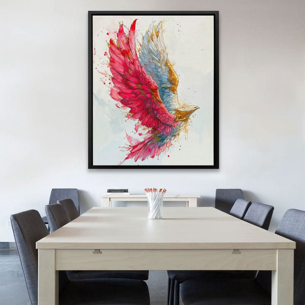 Pink Hawk in a room